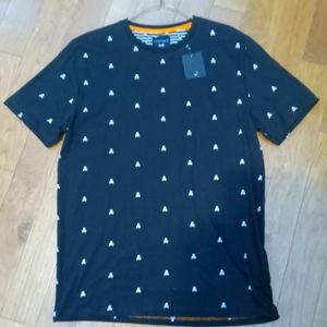 Denim & Flower Ricky Singh HALLOWEEN Black skull t-shirt men's large